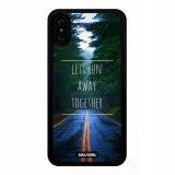 iPhone X Case, Scenery Case, Cowcool Ultra Thin Soft Silicone Case for Apple iPhone 10 - Let'S Run Away Together